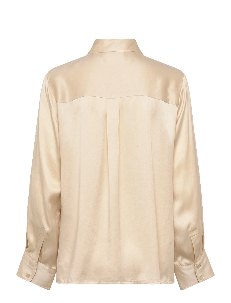 Gestuz - SilkeGZ shirt NOOS - langærmede skjorter - birch - 1