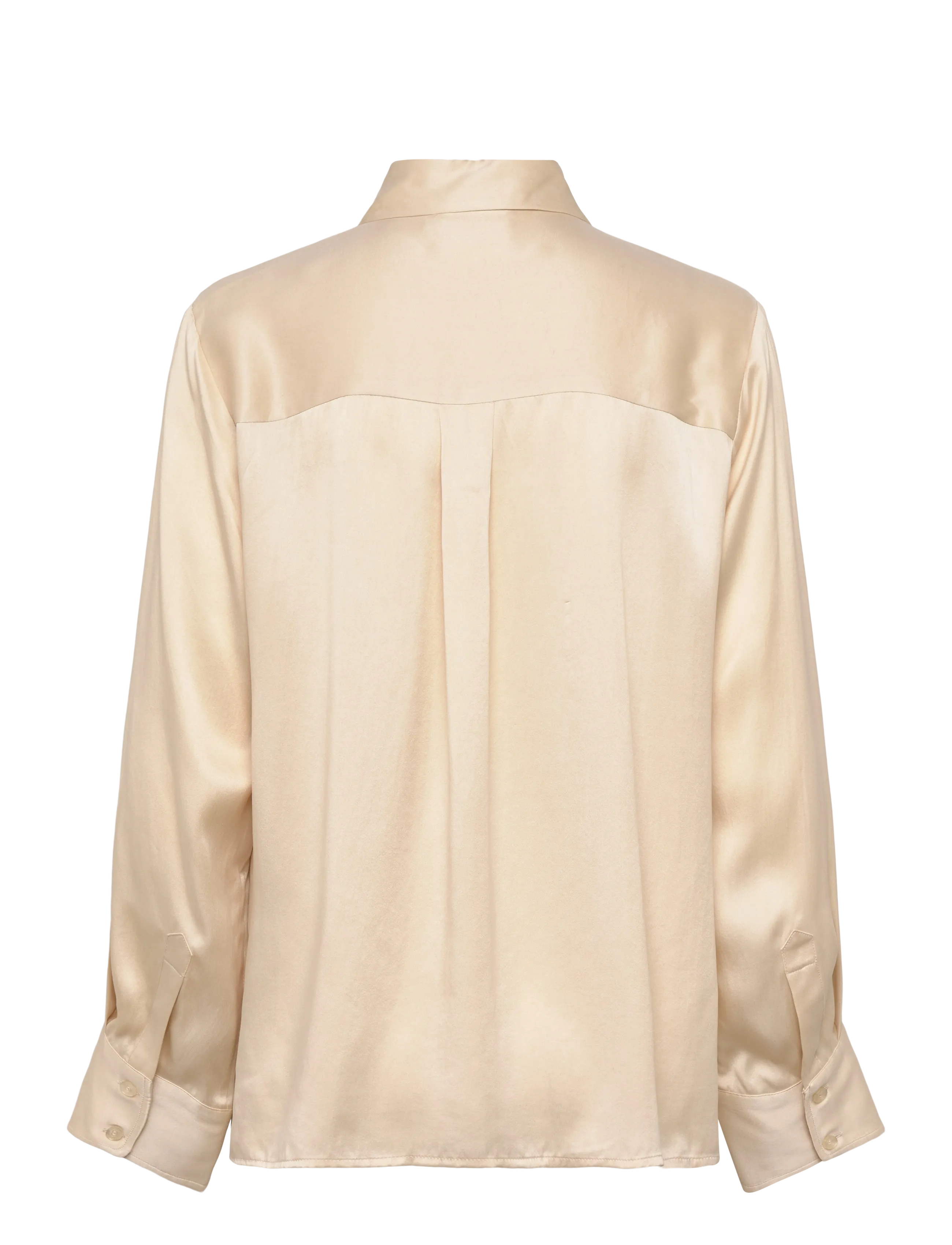 Gestuz - SilkeGZ shirt NOOS - langärmlige hemden - birch - 1