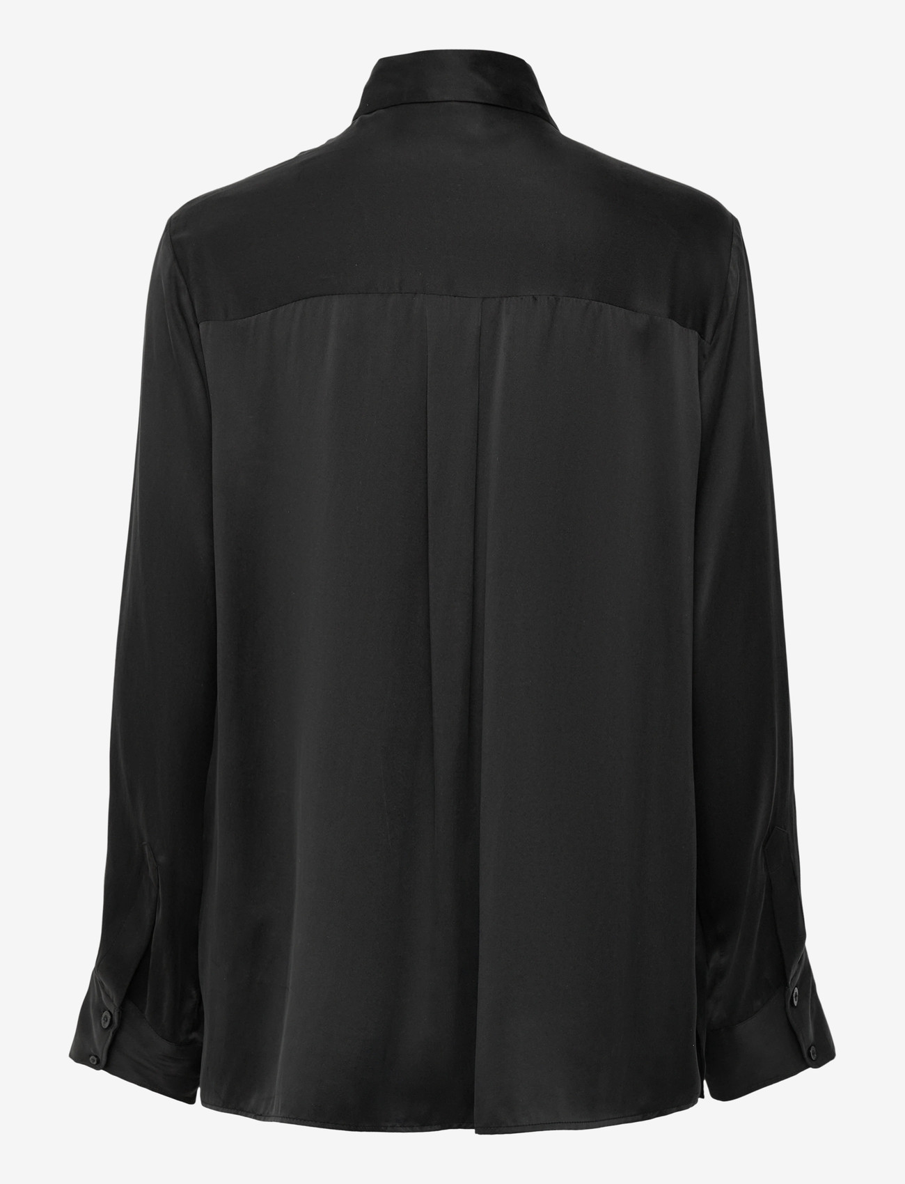 Gestuz - SilkeGZ shirt NOOS - long-sleeved shirts - black - 1