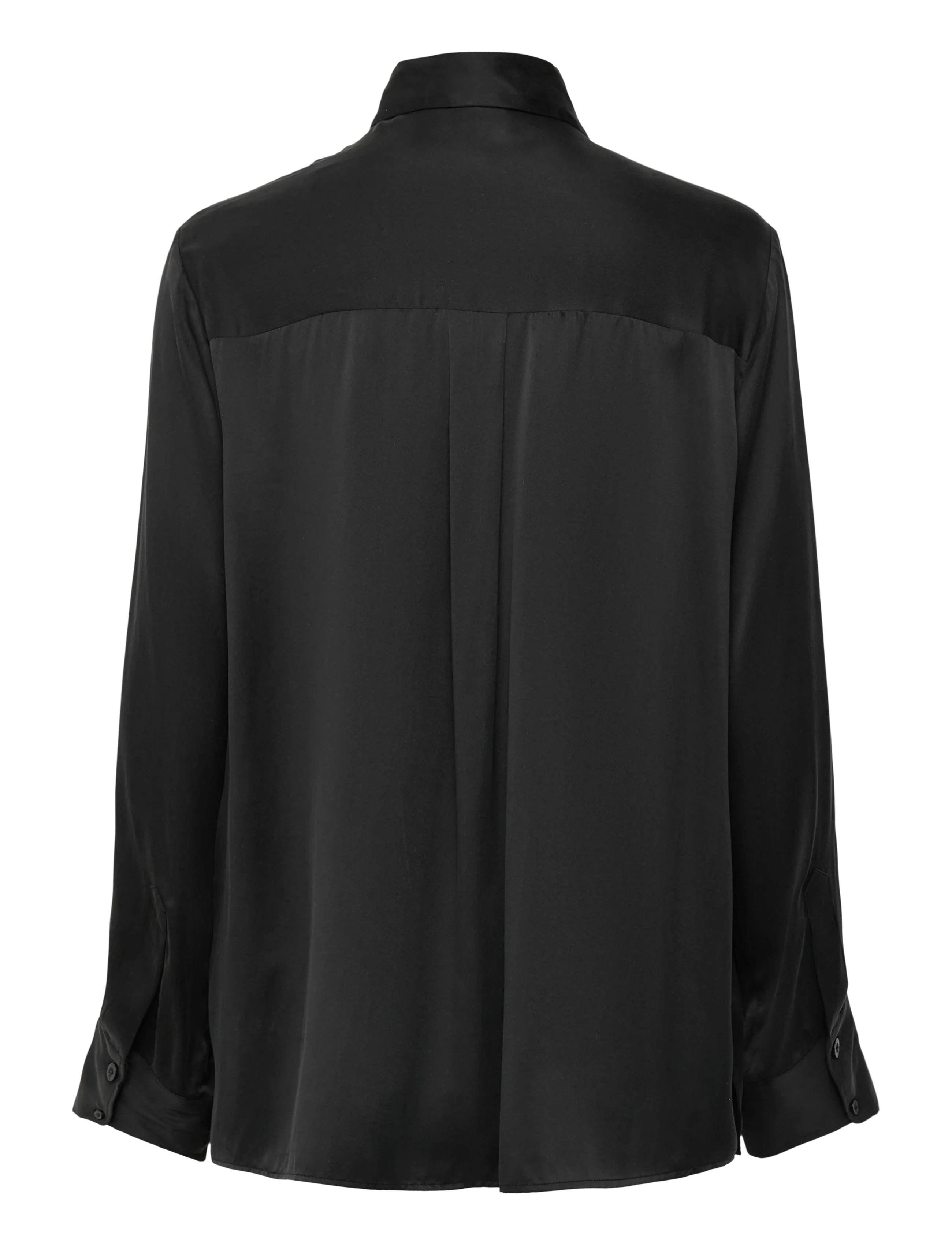 Gestuz - SilkeGZ shirt NOOS - långärmade skjortor - black - 1
