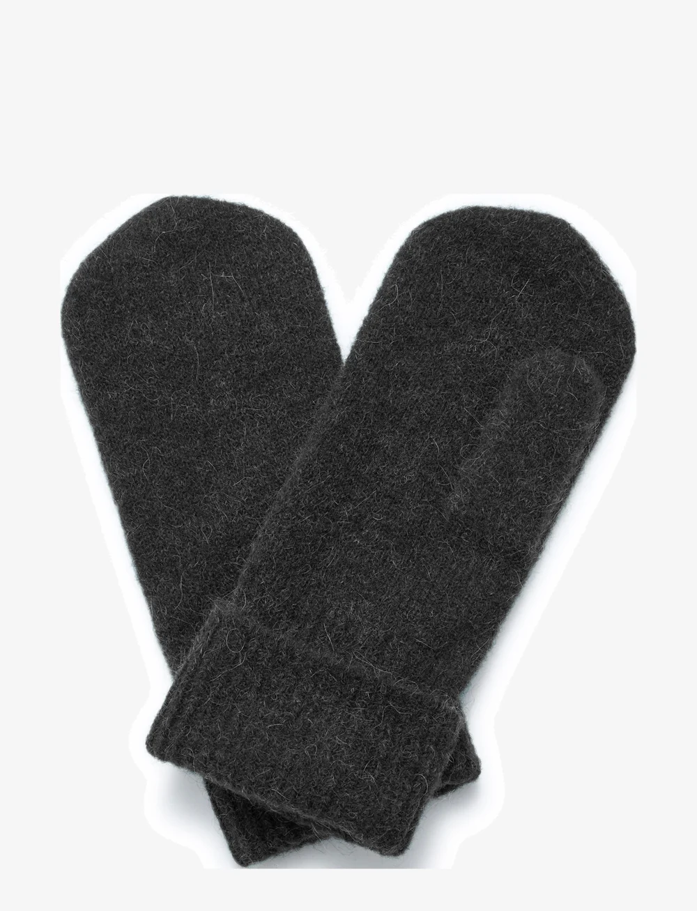 Gestuz - AlphaGZ mittens - luffer - charcoal melange - 2