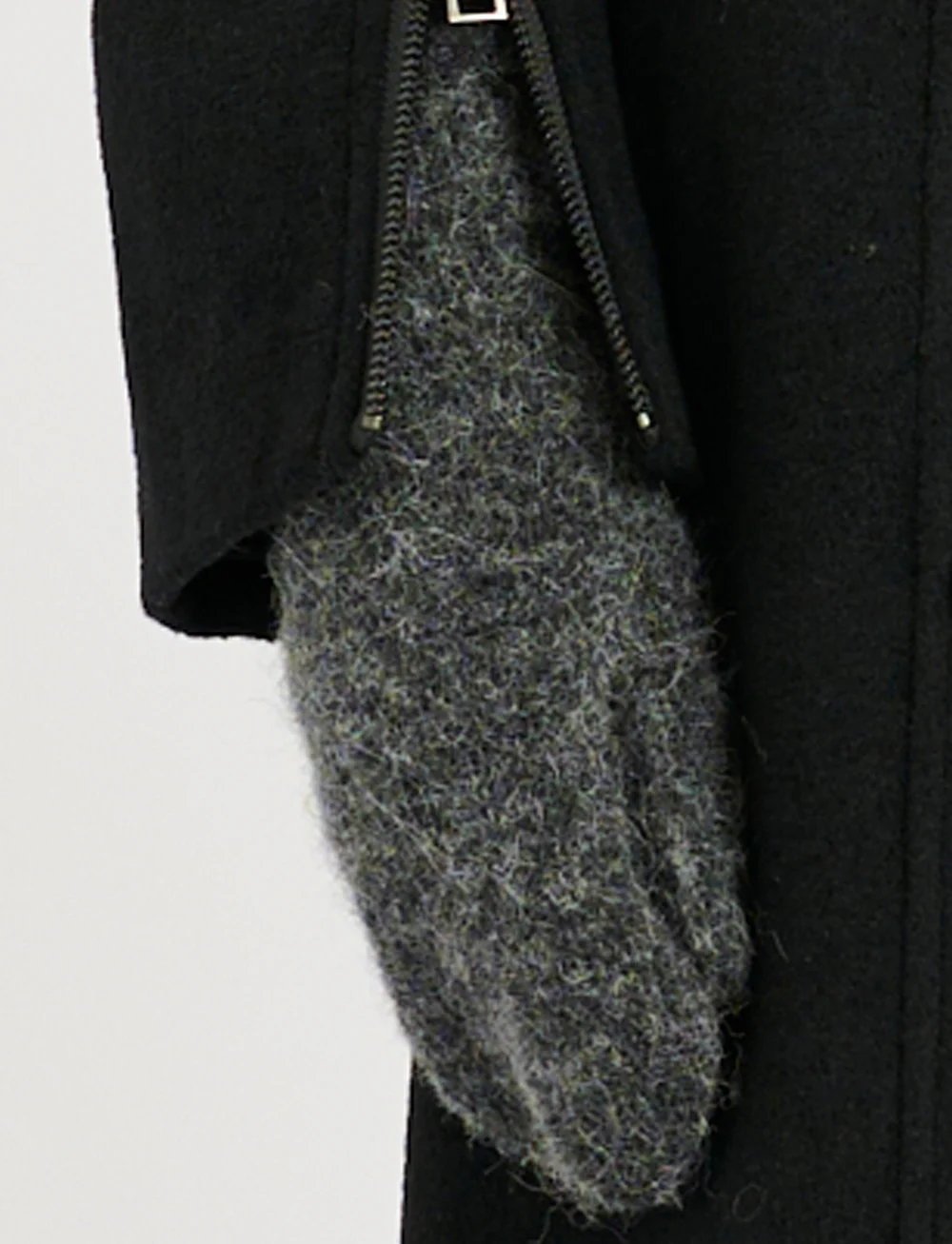 Gestuz - AlphaGZ mittens - luffer - charcoal melange - 5