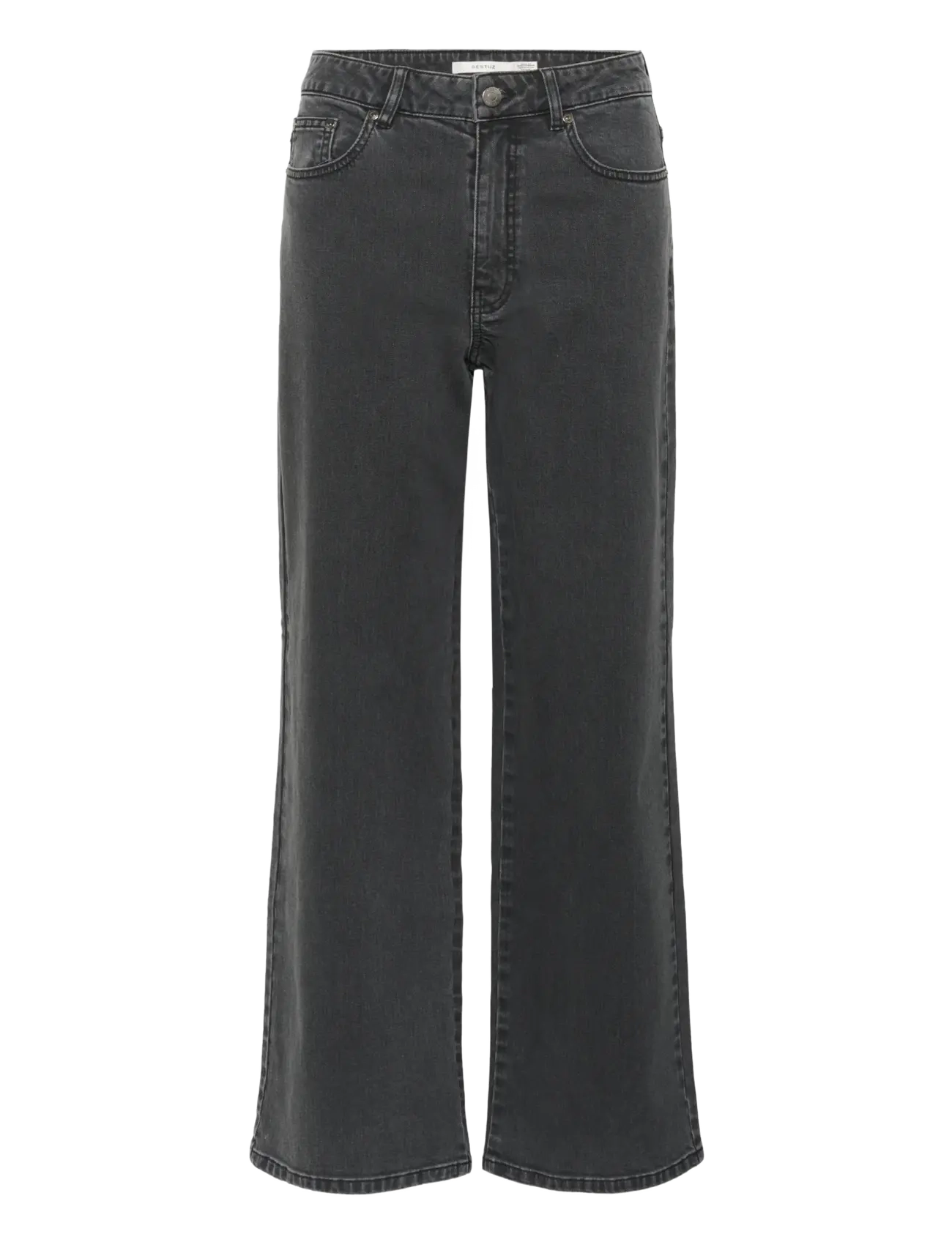 Gestuz - ZolinaGZ HW wide jeans NOOS - brede jeans - charcoal grey - 1