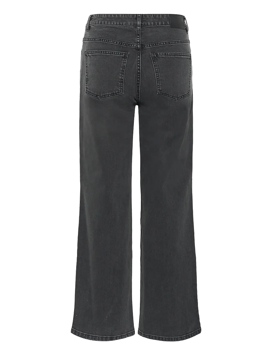 Gestuz - ZolinaGZ HW wide jeans NOOS - brede jeans - charcoal grey - 2