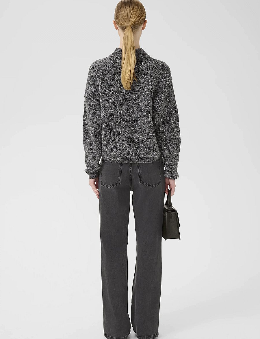 Gestuz - ZolinaGZ HW wide jeans NOOS - brede jeans - charcoal grey - 4