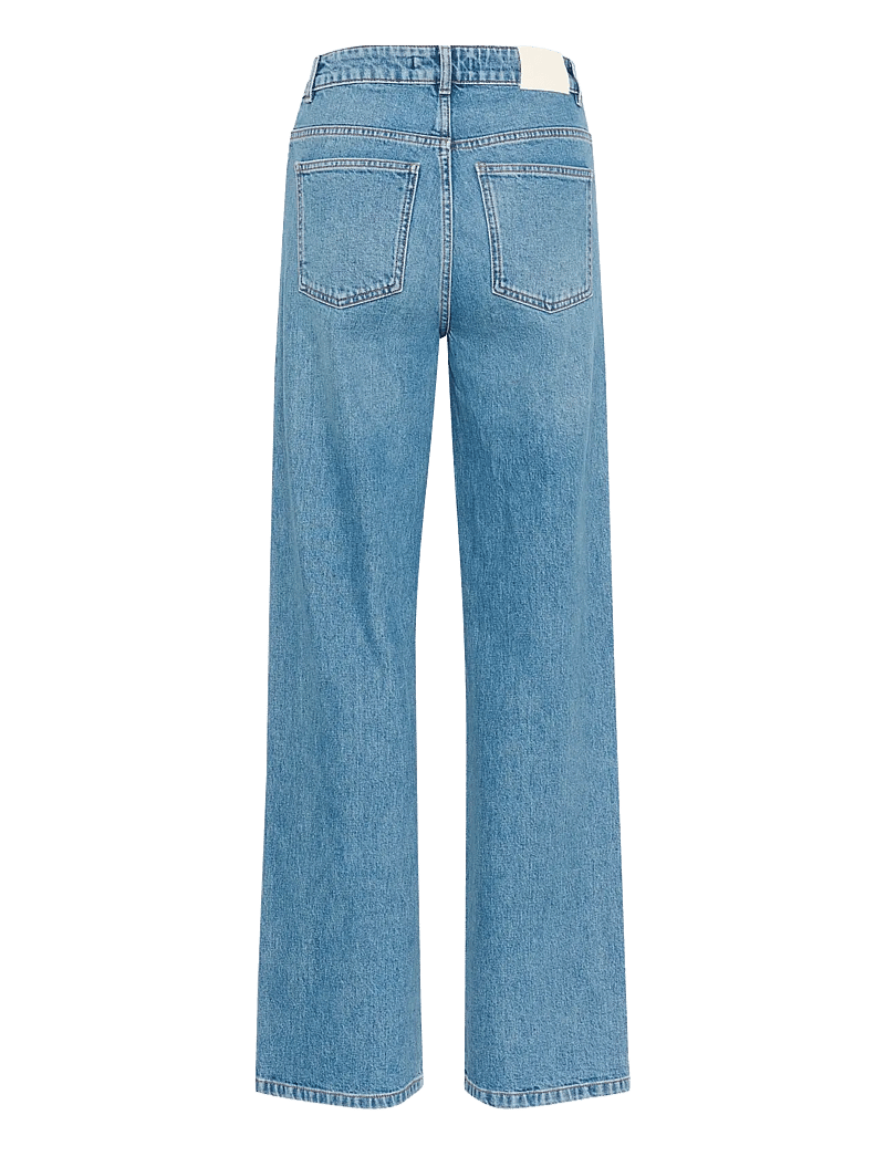 Gestuz - ZolinaGZ HW wide jeans NOOS - brede jeans - washed mid blue - 2