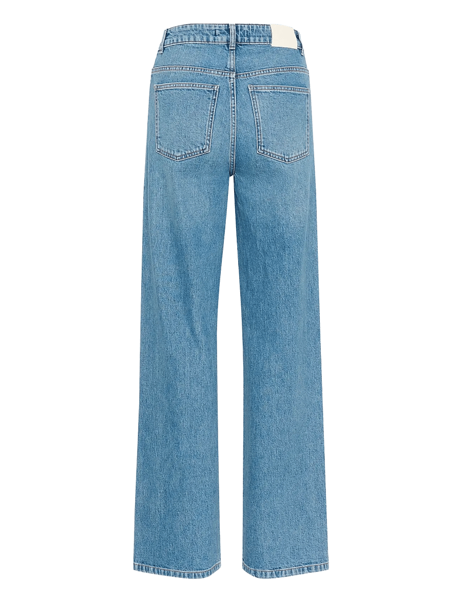 Gestuz - ZolinaGZ HW wide jeans NOOS - vida jeans - washed mid blue - 2