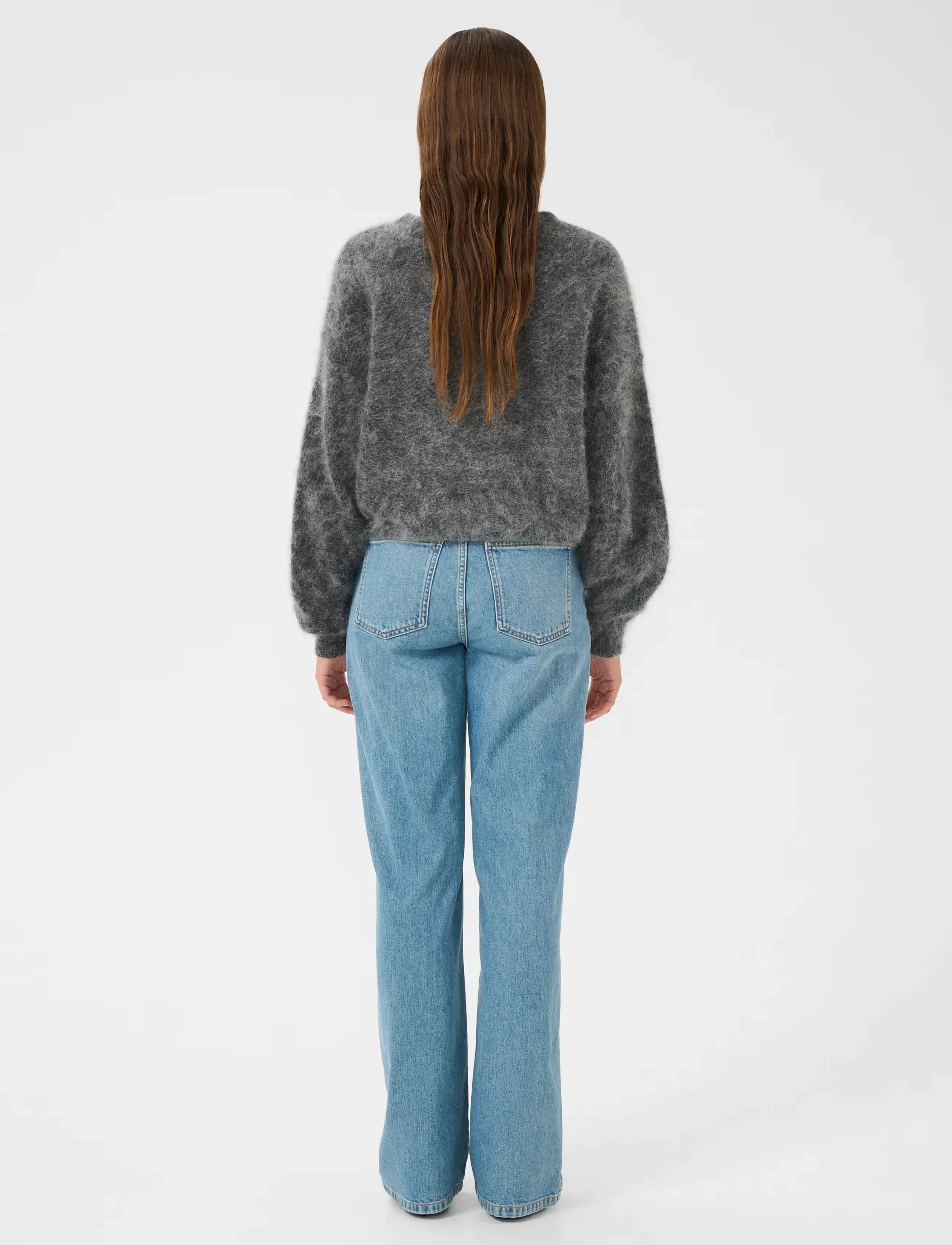 Gestuz - ZolinaGZ HW wide jeans NOOS - platūs džinsai - washed mid blue - 4