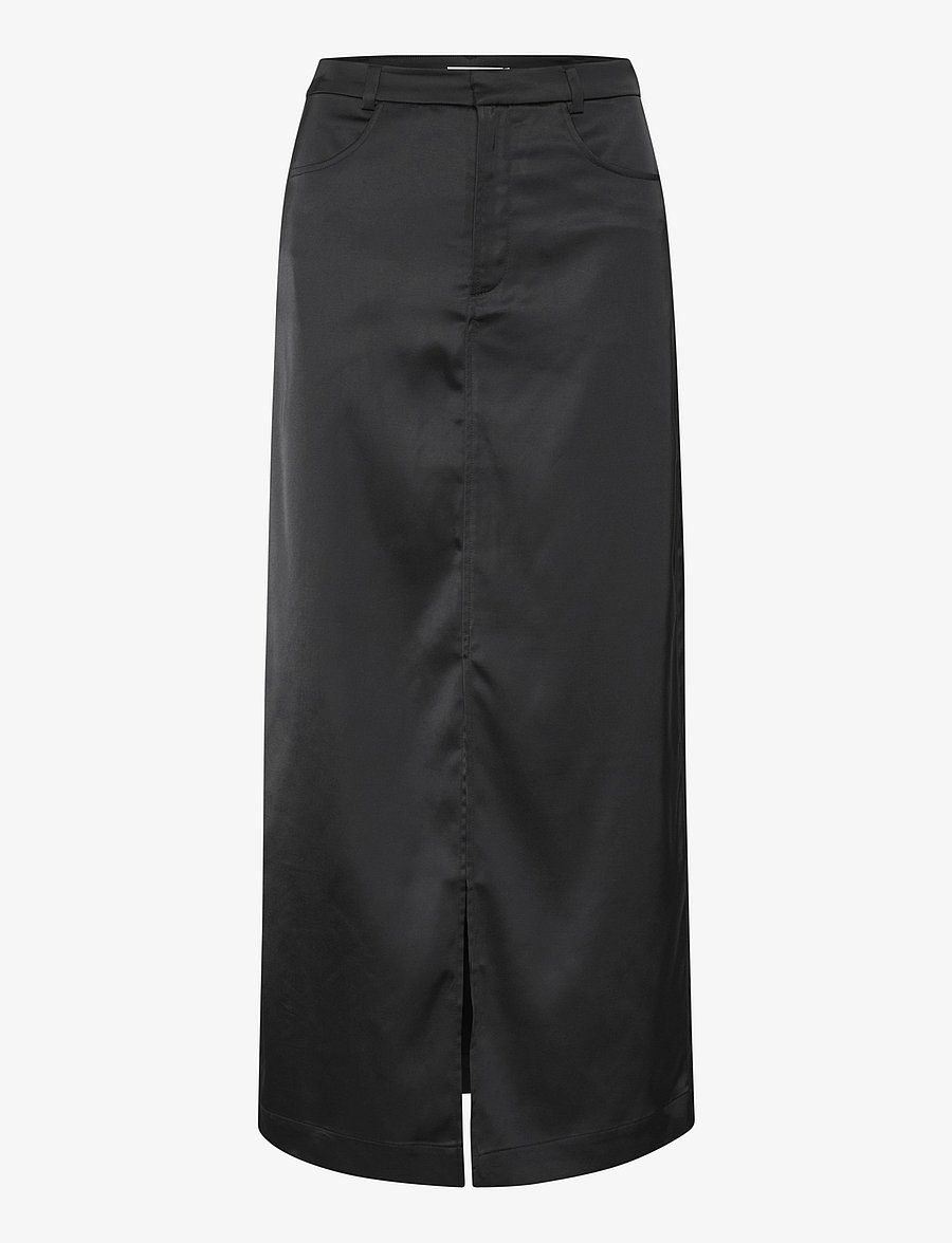 Gestuz - YacmineGZ MW skirt - maxi röcke - black - 1