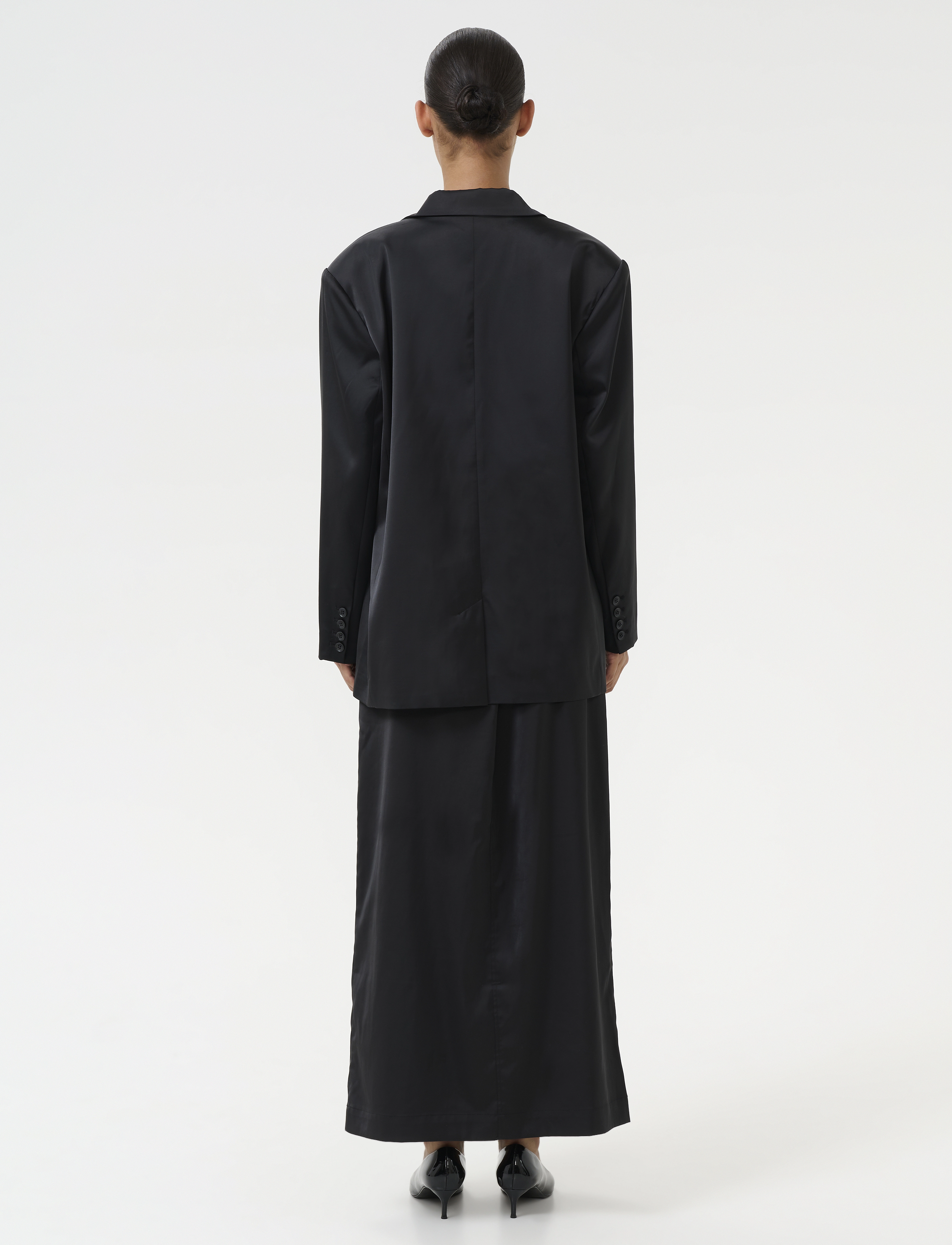 Gestuz - YacmineGZ MW skirt - maxi pils - black - 4