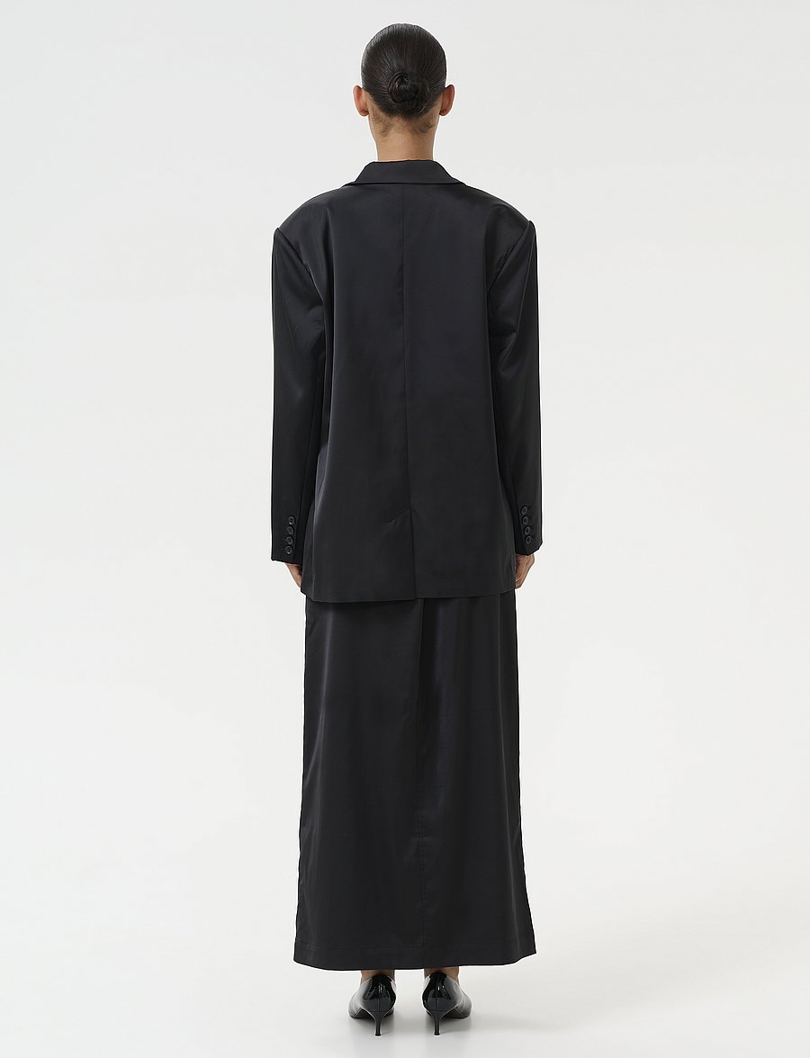 Gestuz - YacmineGZ MW skirt - maxi röcke - black - 4