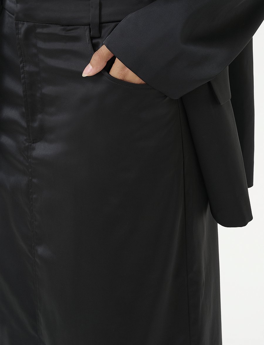 Gestuz - YacmineGZ MW skirt - maxi röcke - black - 5