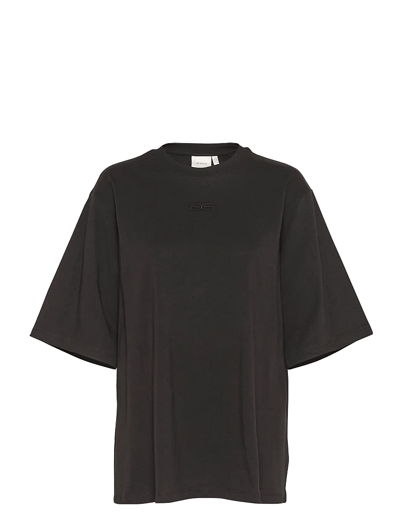 Gestuz - SimmaGZ emb tee NOOS - t-shirts - black - 1