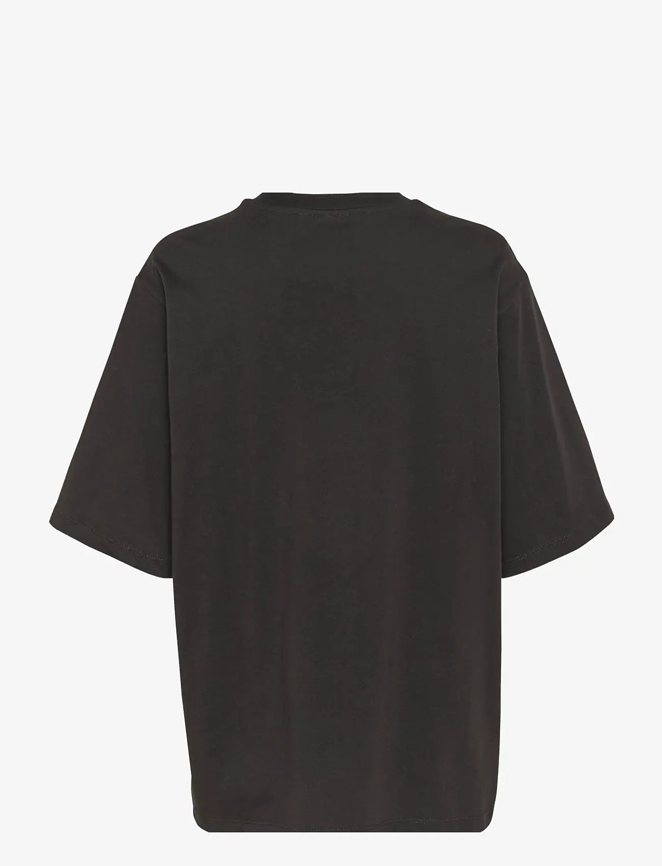 Gestuz - SimmaGZ emb tee NOOS - t-shirts - black - 2