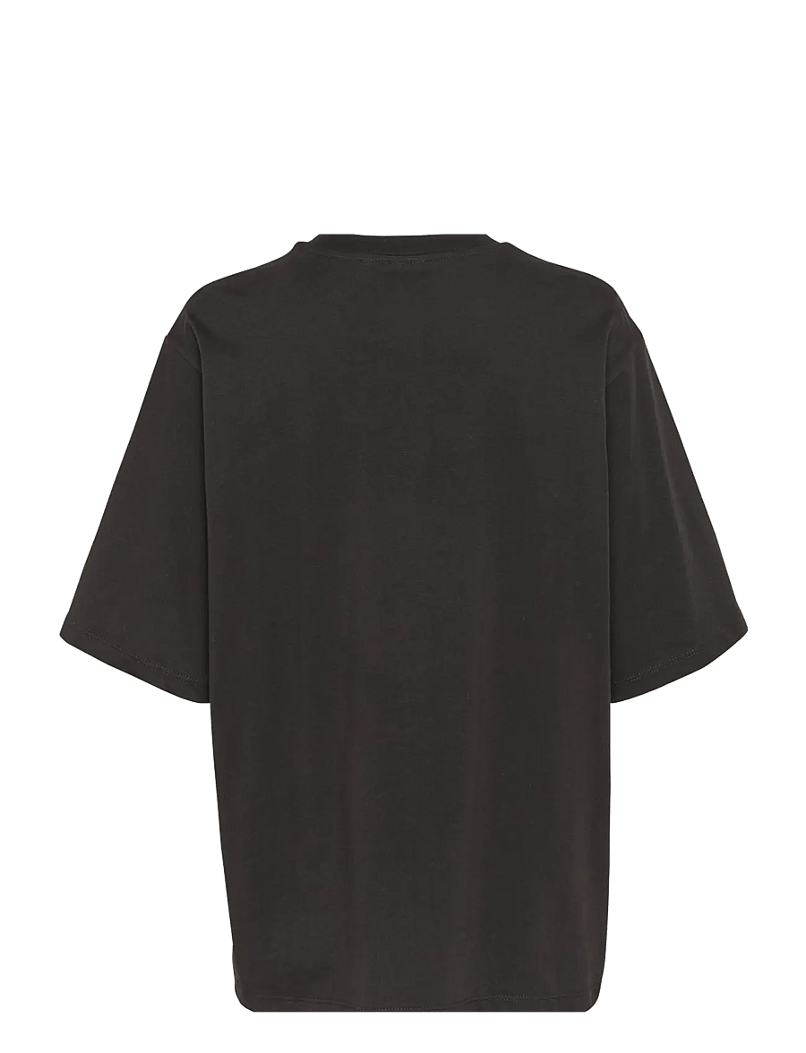Gestuz - SimmaGZ emb tee NOOS - t-shirts - black - 2