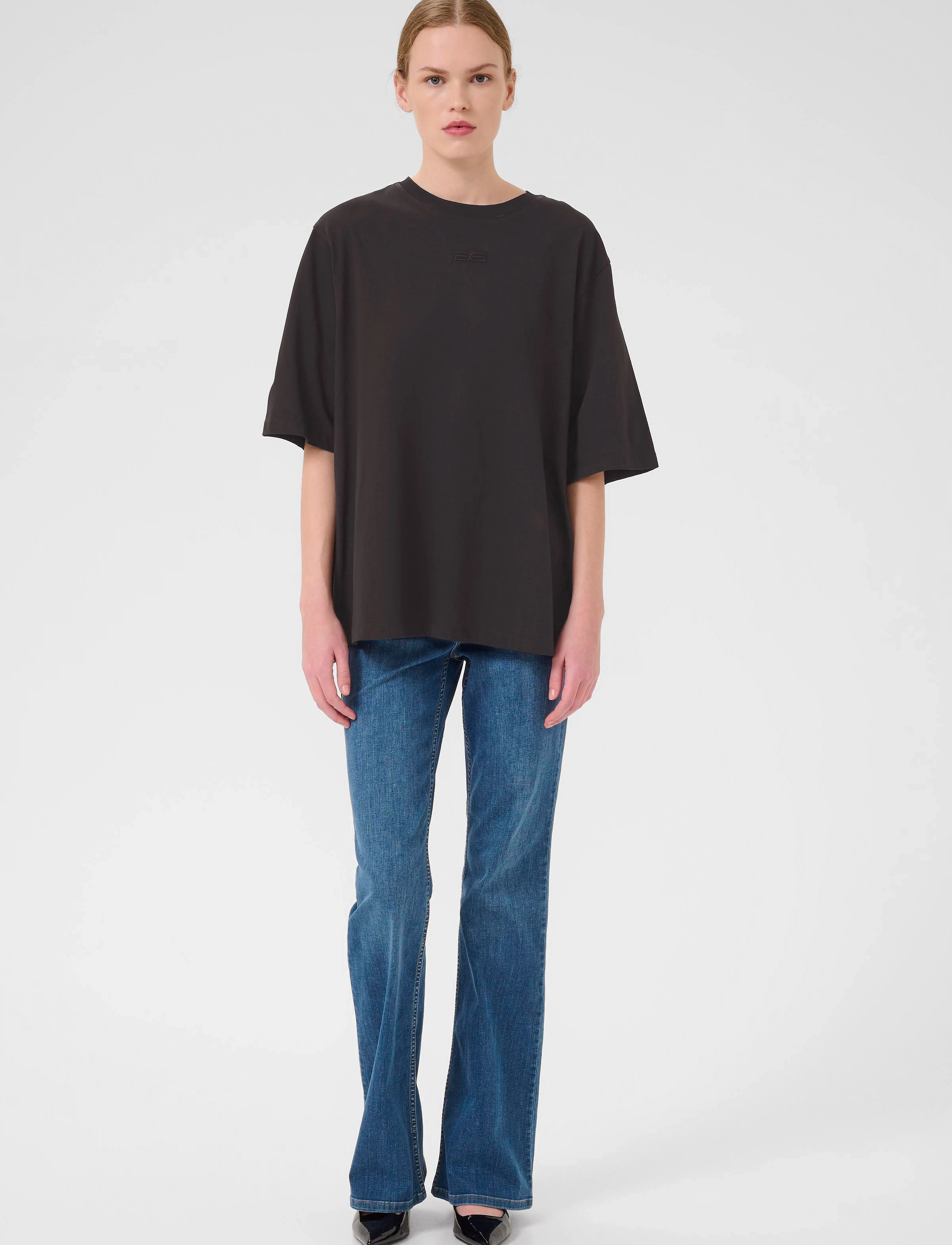 Gestuz - SimmaGZ emb tee NOOS - t-särgid - black - 3