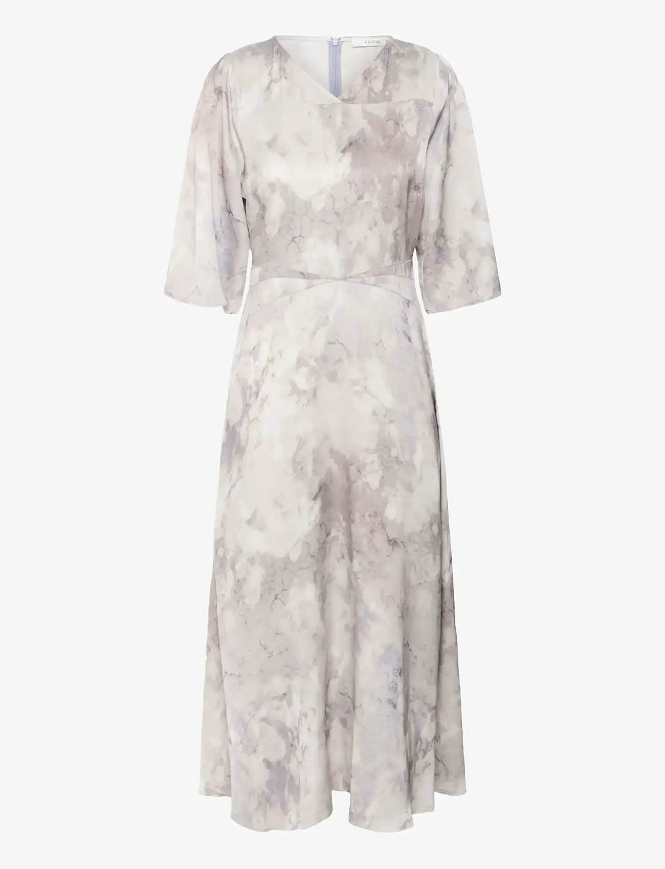 Gestuz - GZmag P dress - sommarklänningar - grey marble - 1