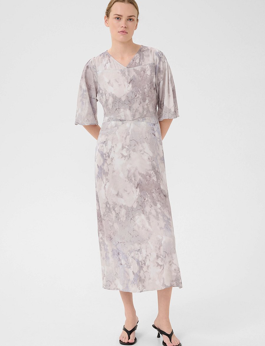 Gestuz - GZmag P dress - robes d'été - grey marble - 0