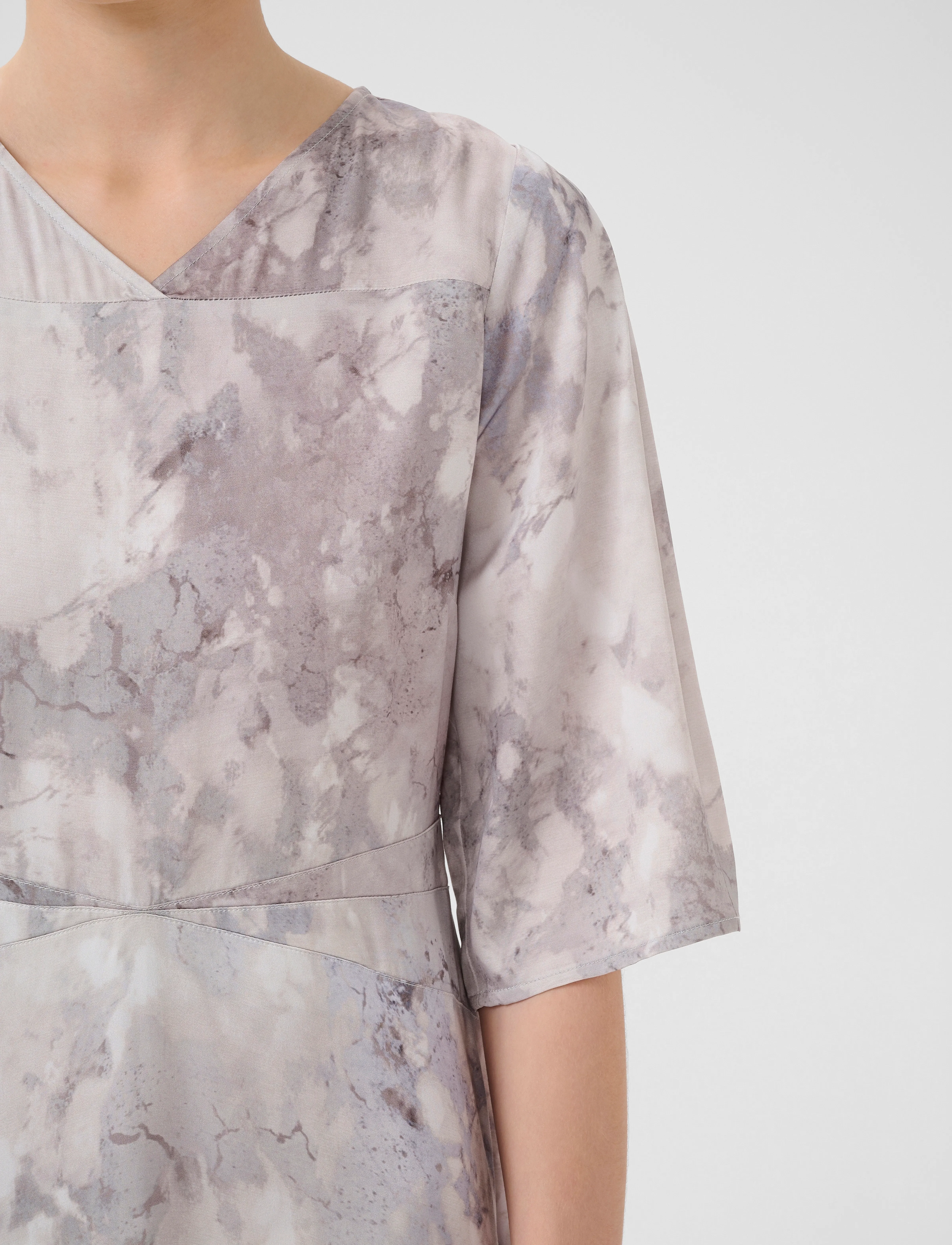 Gestuz - GZmag P dress - sommerkjoler - grey marble - 5