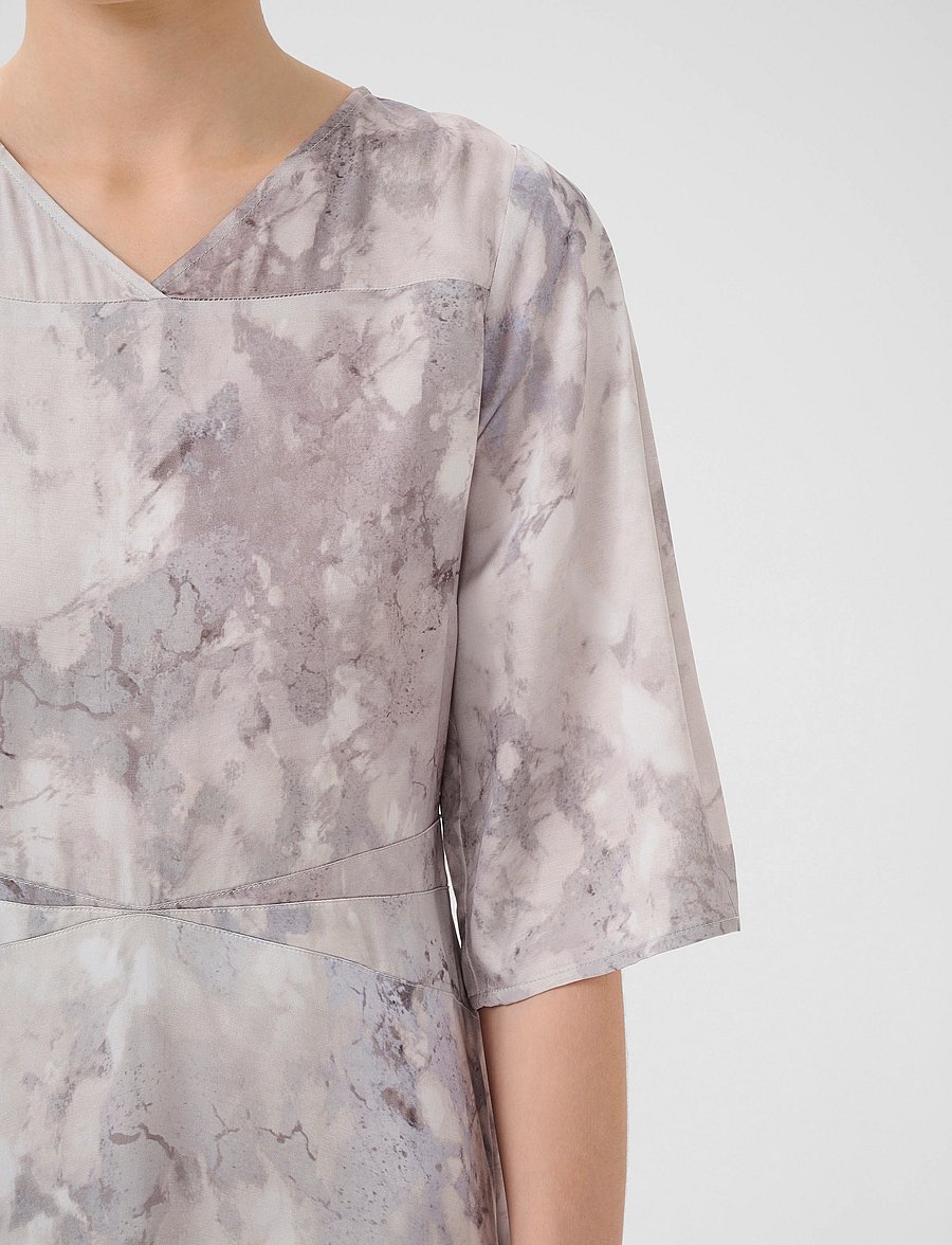 Gestuz - GZmag P dress - robes d'été - grey marble - 5