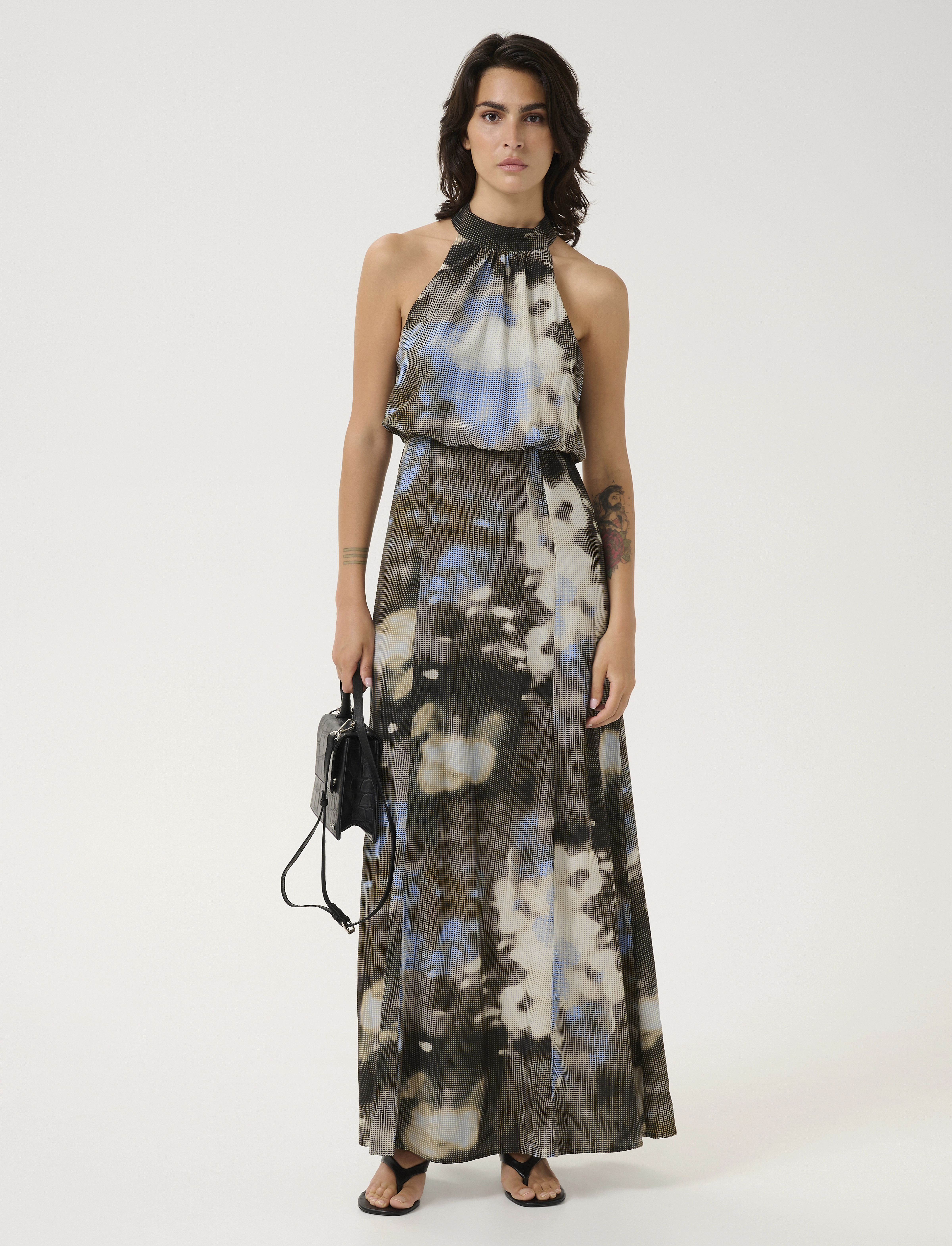 Gestuz GZmaida P long dress - Klänningar - BLUE BLUR / multi