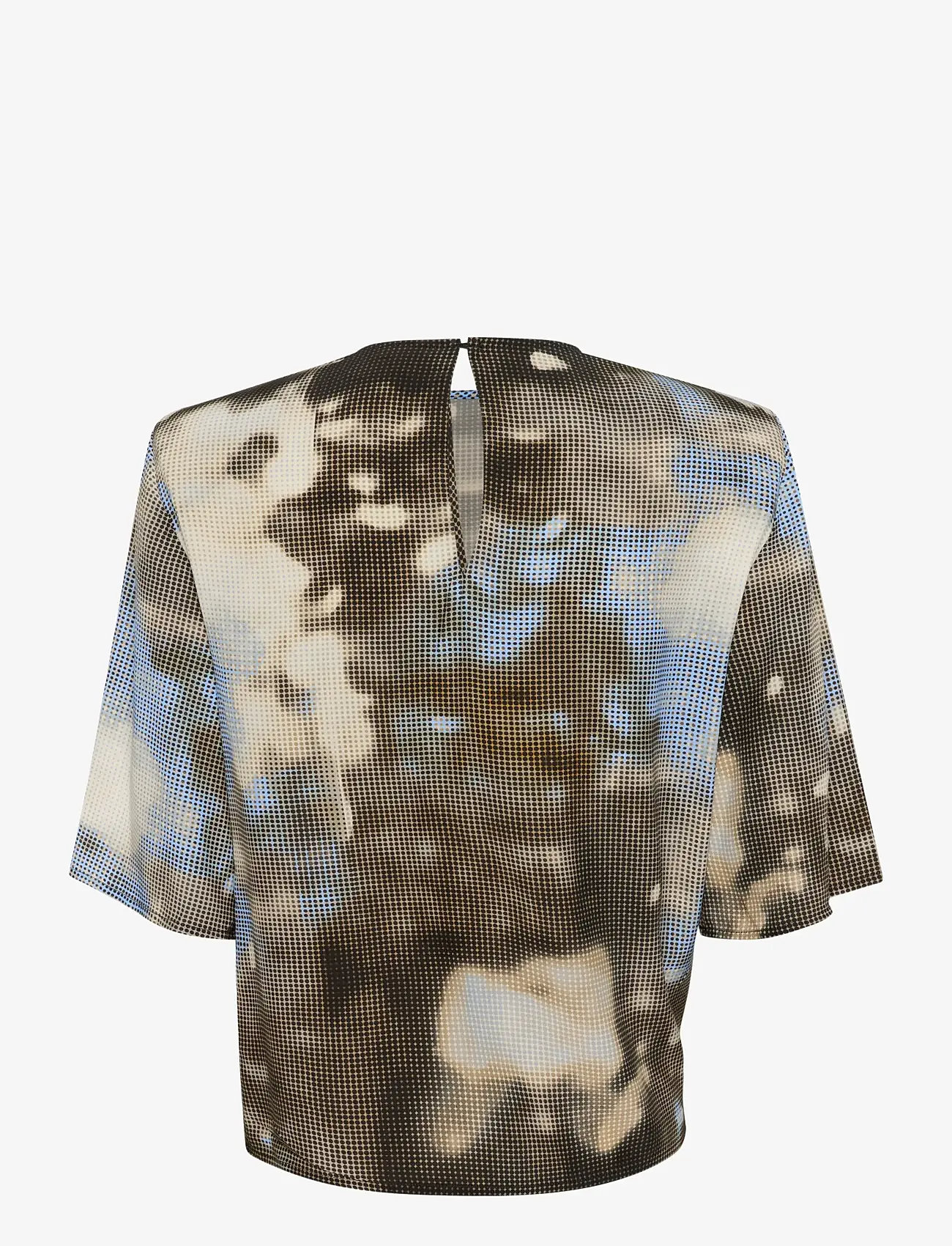 Gestuz - GZmaida P blouse - kortärmade blusar - blue blur - 2