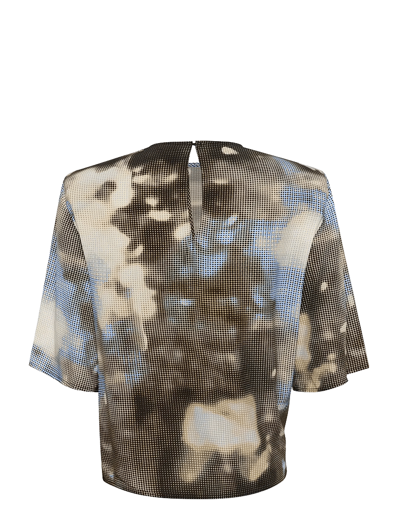 Gestuz - GZmaida P blouse - kortärmade blusar - blue blur - 2