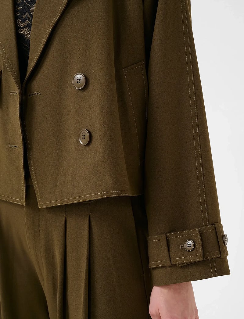 Gestuz - GZedina short jacket - forårsjakker - dark beech - 5