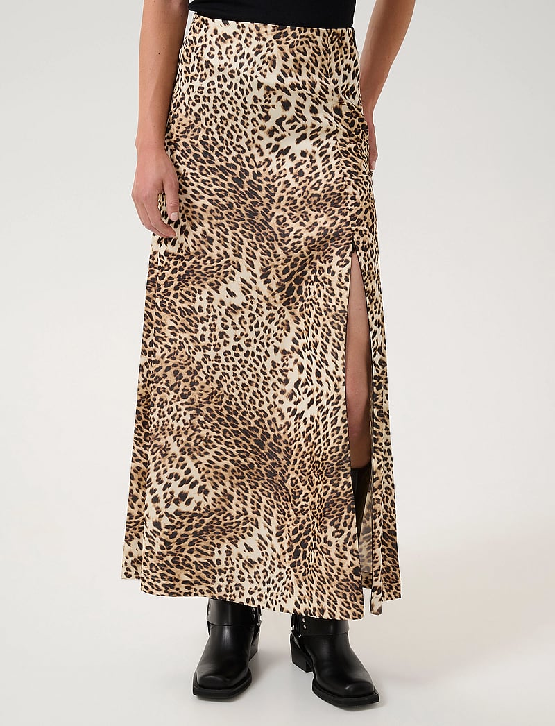 Gestuz - GZleelo P HW skirt - omlottkjolar - light leopard - 0