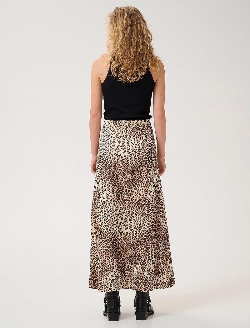 Gestuz - GZleelo P HW skirt - omlottkjolar - light leopard - 4