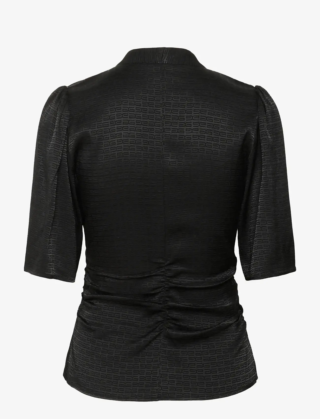 Gestuz - GZbianca blouse - kortærmede bluser - black - 2