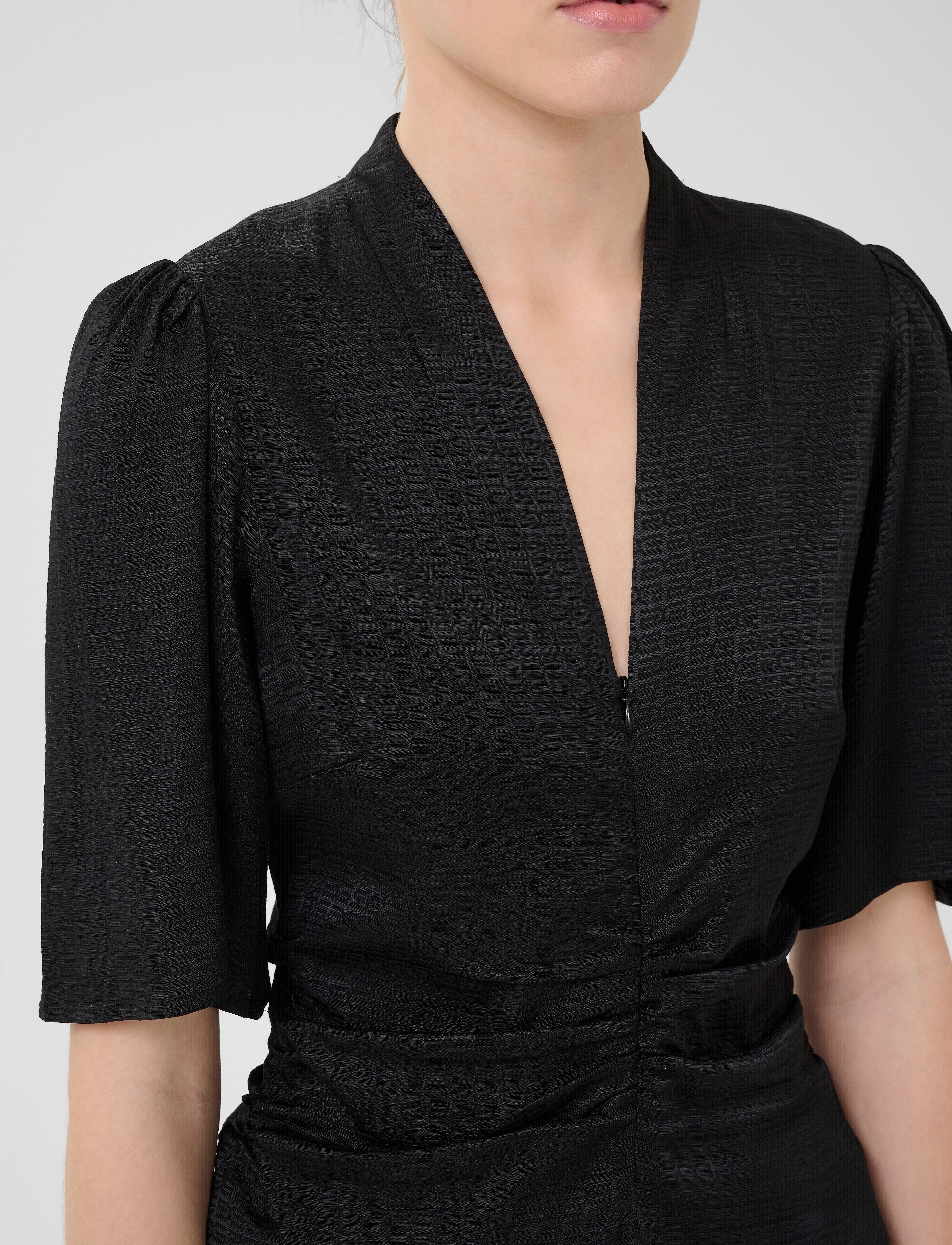 Gestuz - GZbianca blouse - kortærmede bluser - black - 5
