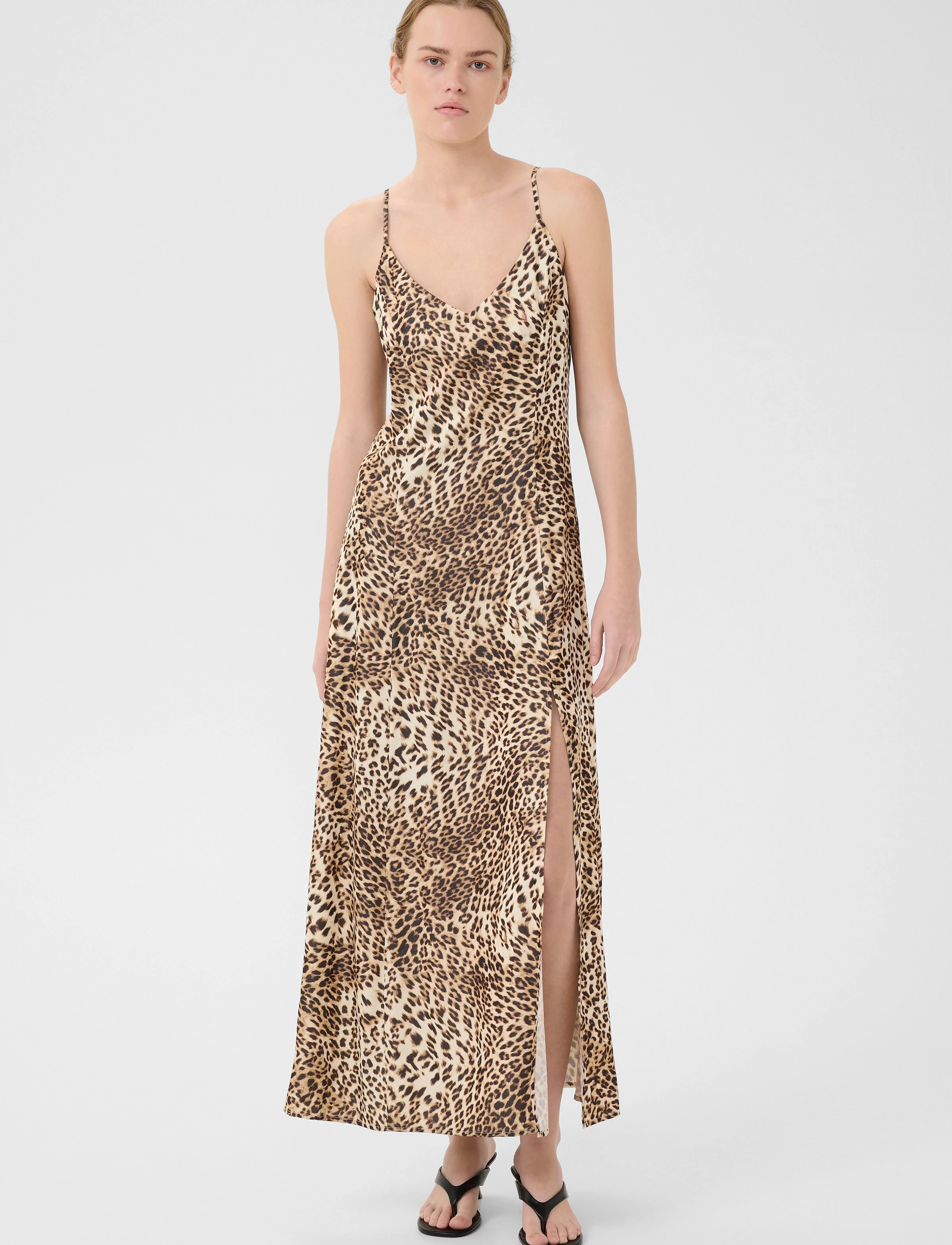 Gestuz GZleelo P dress - Slip kjoler - LIGHT LEOPARD / multi