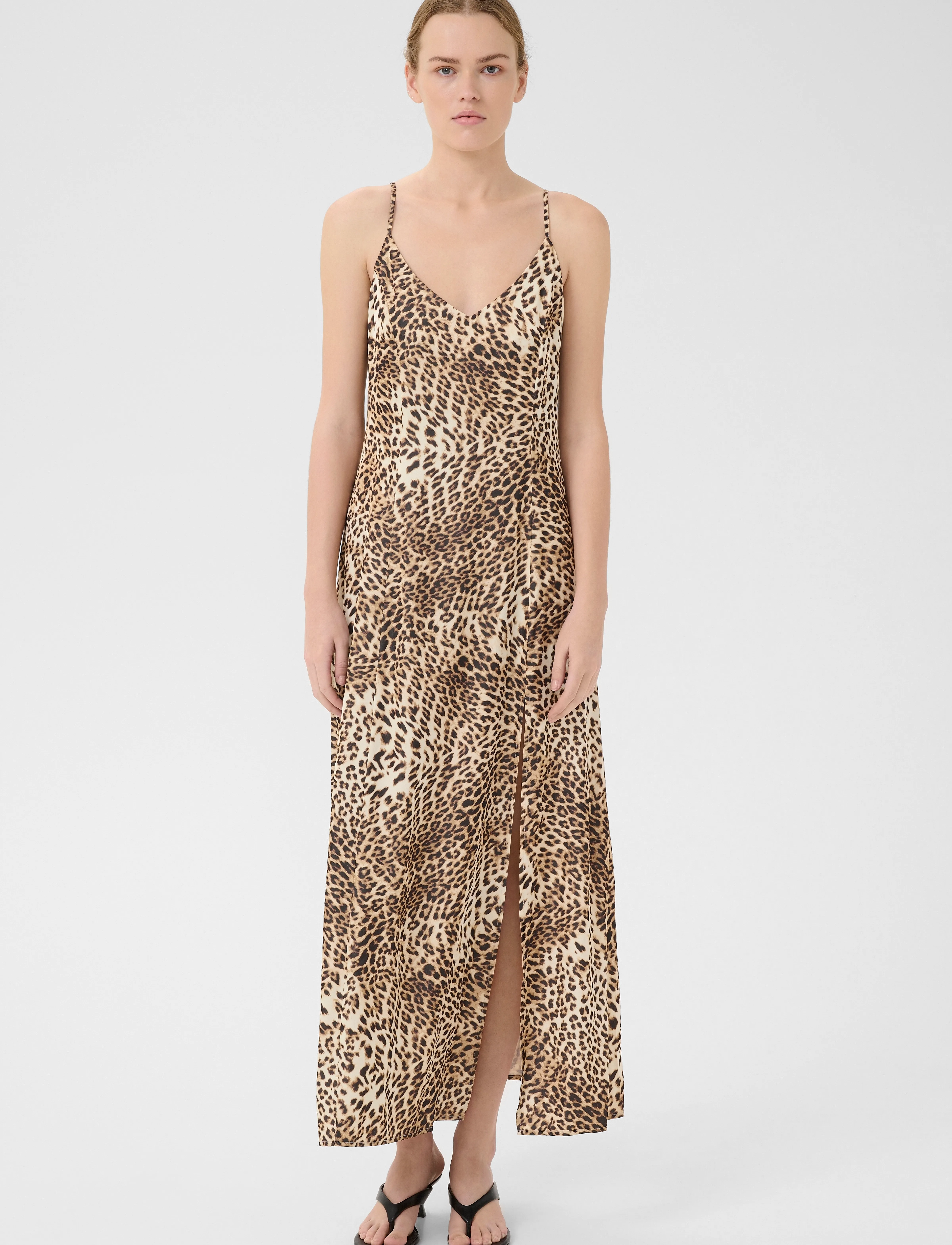 Gestuz - GZleelo P dress - slip dresses - light leopard - 3