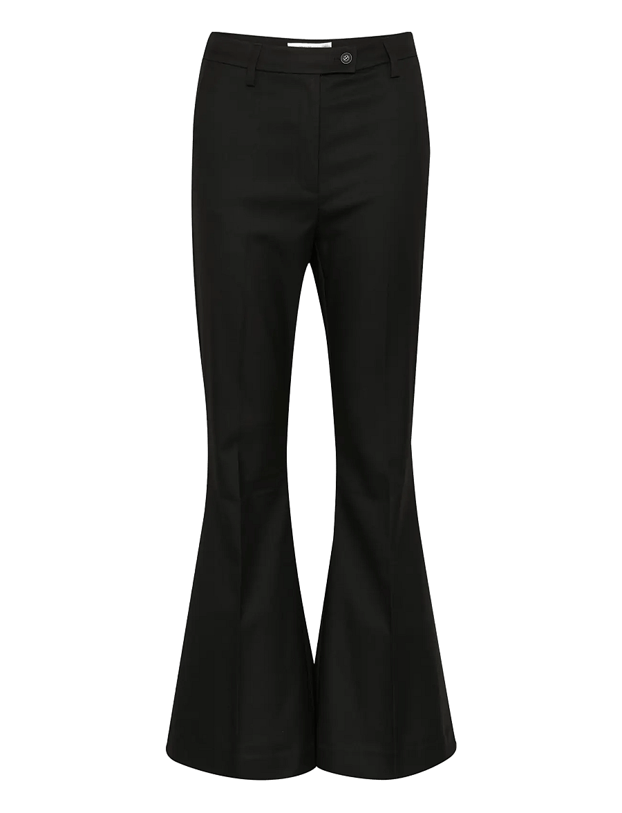 Gestuz - GZpauline HW flared pants - black - 1