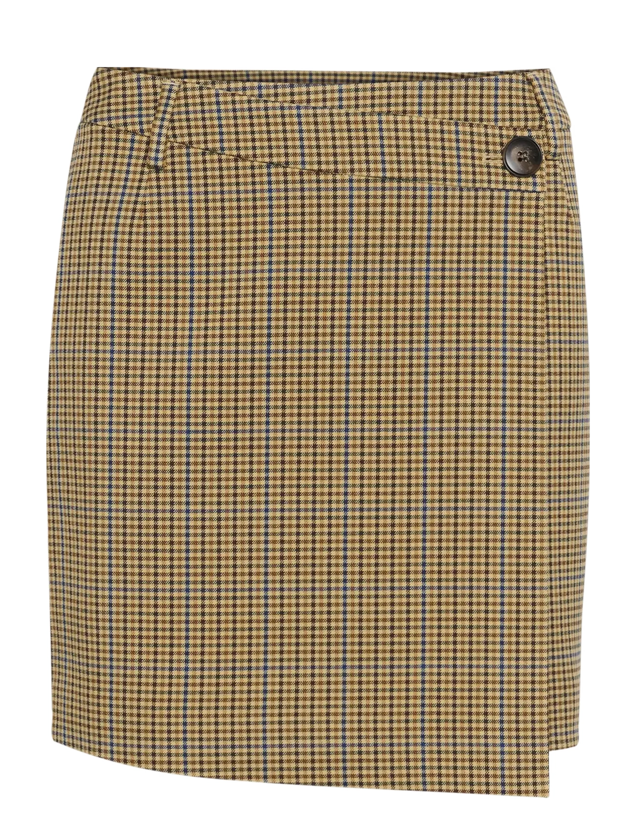 Gestuz GZcorina MW skirt - Nederdele - MULTI COLOR CHECK / beige