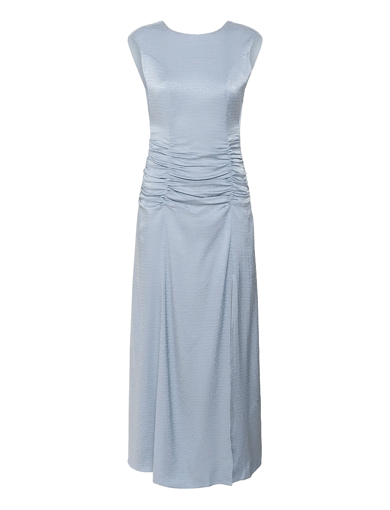 Gestuz - GZbianca maxi dress - aftonklänningar - grey blue - 1