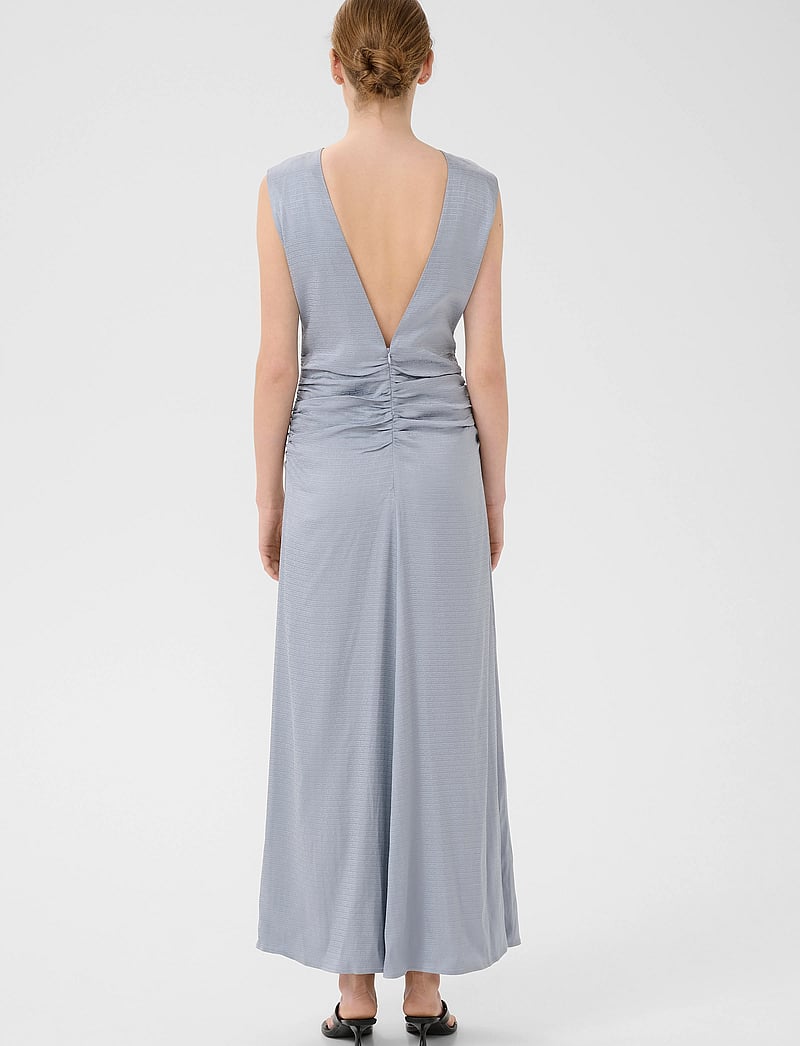 Gestuz - GZbianca maxi dress - aftonklänningar - grey blue - 4