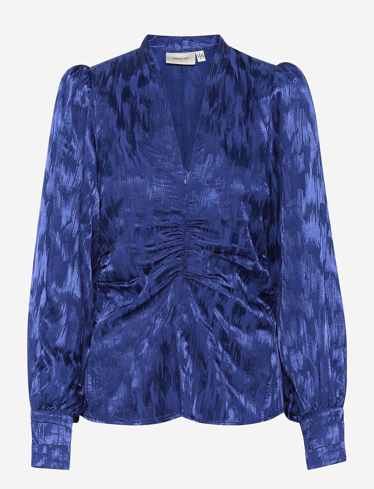 Gestuz - GZdalila LS blouse - langærmede bluser - bellwether blue - 1