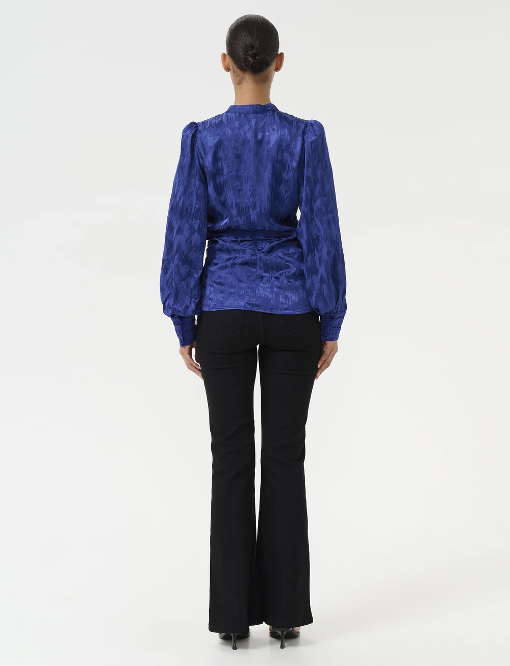 Gestuz - GZdalila LS blouse - pikkade varrukatega pluusid - bellwether blue - 4