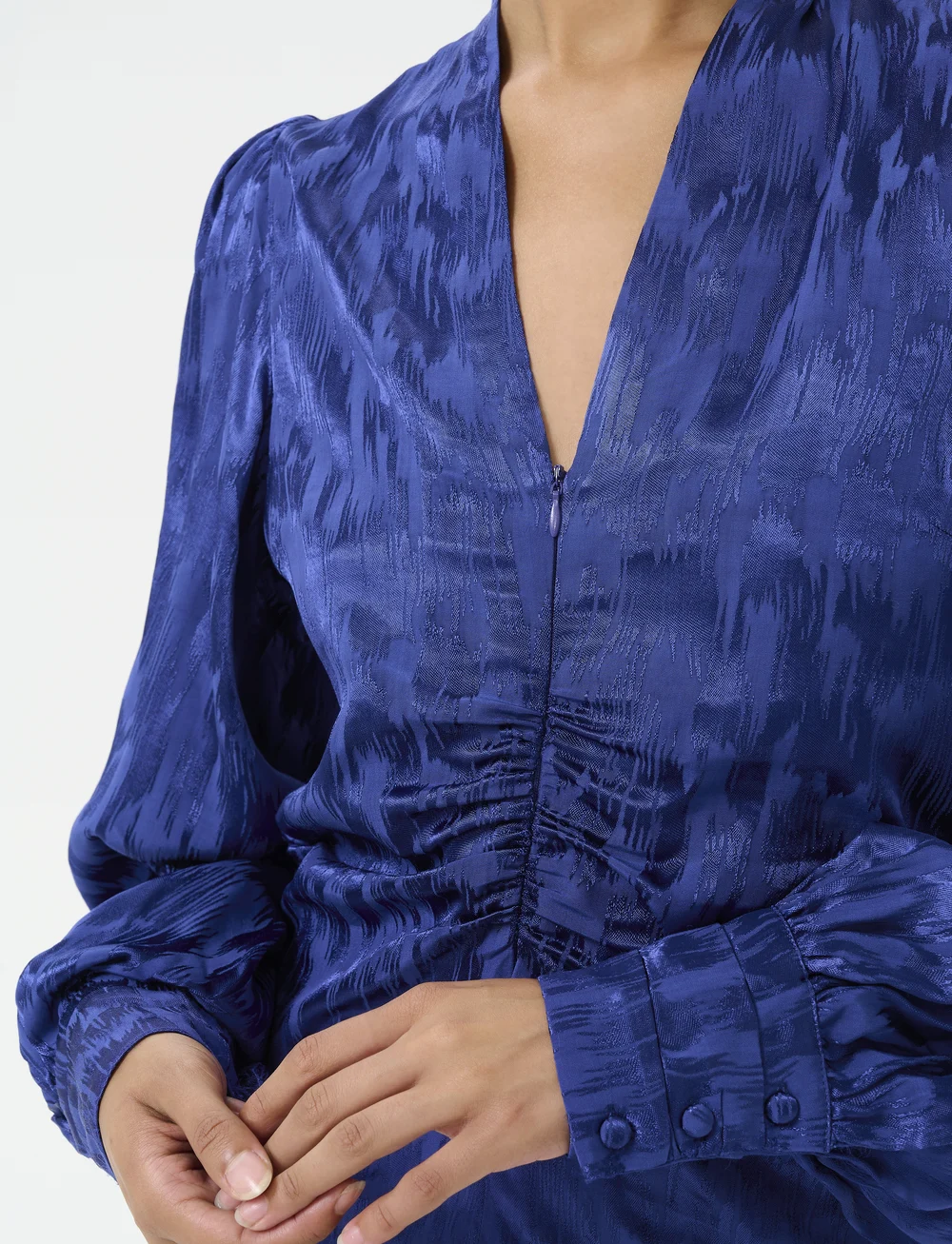 Gestuz - GZdalila LS blouse - pikkade varrukatega pluusid - bellwether blue - 5