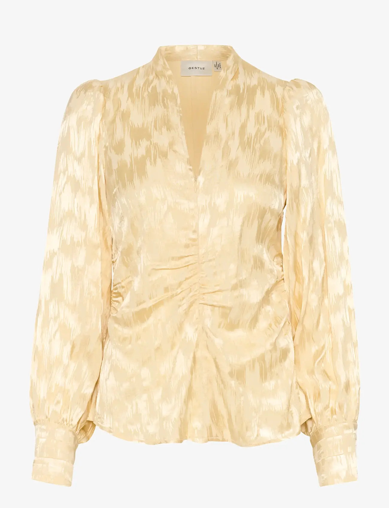 Gestuz - GZdalila LS blouse - pikkade varrukatega pluusid - gz butter yellow - 1