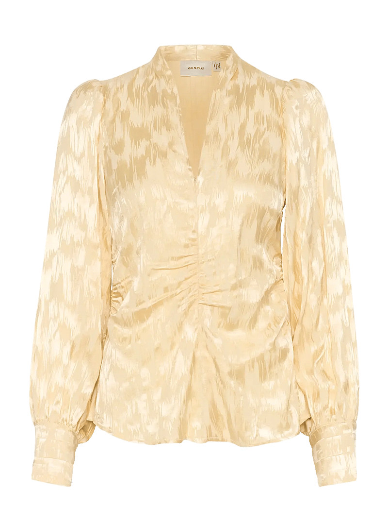 Gestuz - GZdalila LS blouse - pikkade varrukatega pluusid - gz butter yellow - 1