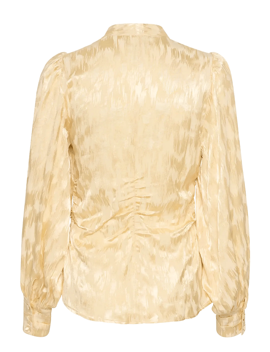 Gestuz - GZdalila LS blouse - langærmede bluser - gz butter yellow - 2