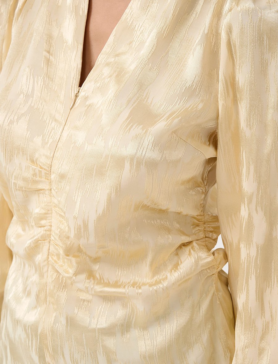 Gestuz - GZdalila LS blouse - langærmede bluser - gz butter yellow - 5