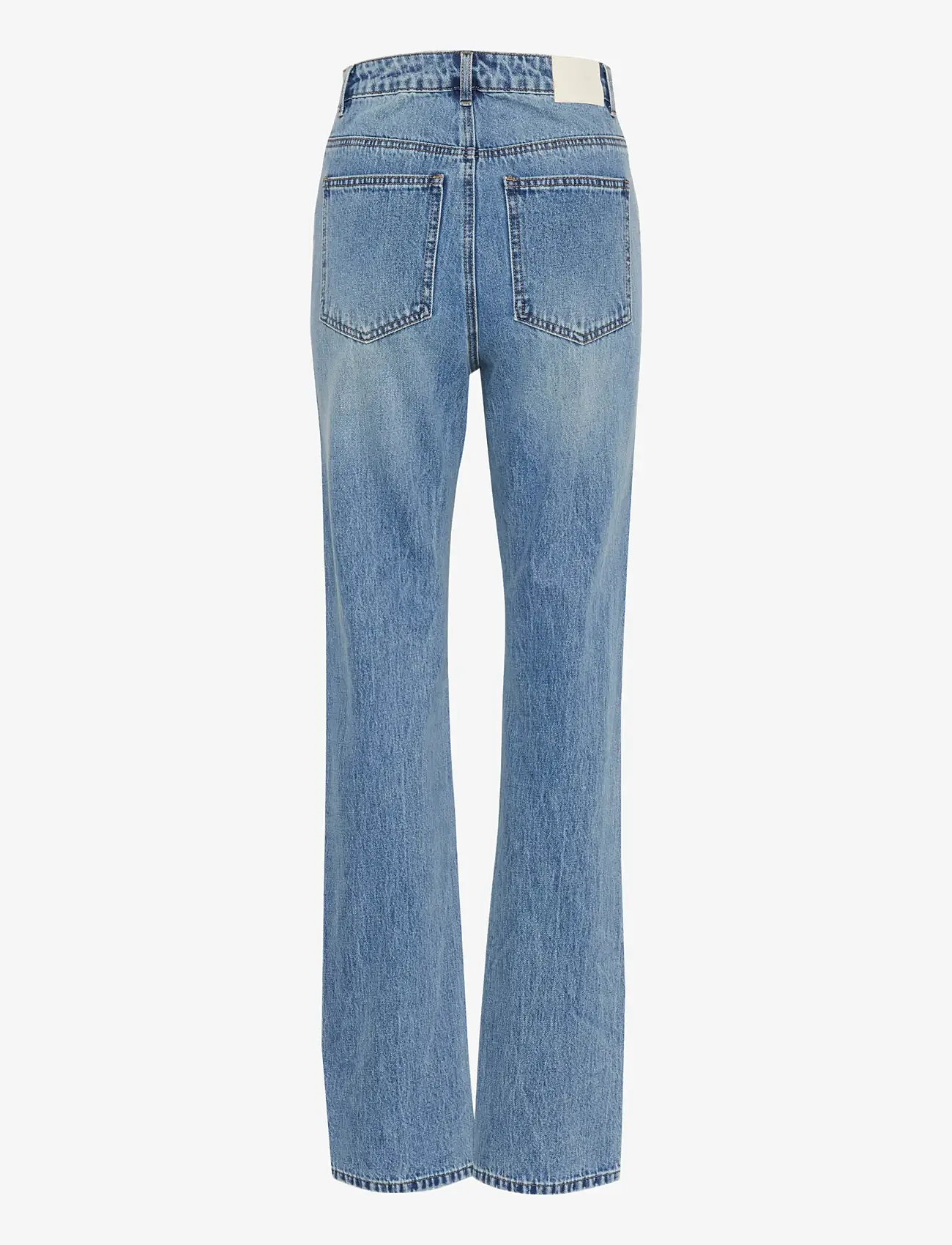 Gestuz - GZlayza HW straight jeans - raka jeans - mid blue vintage wash - 2