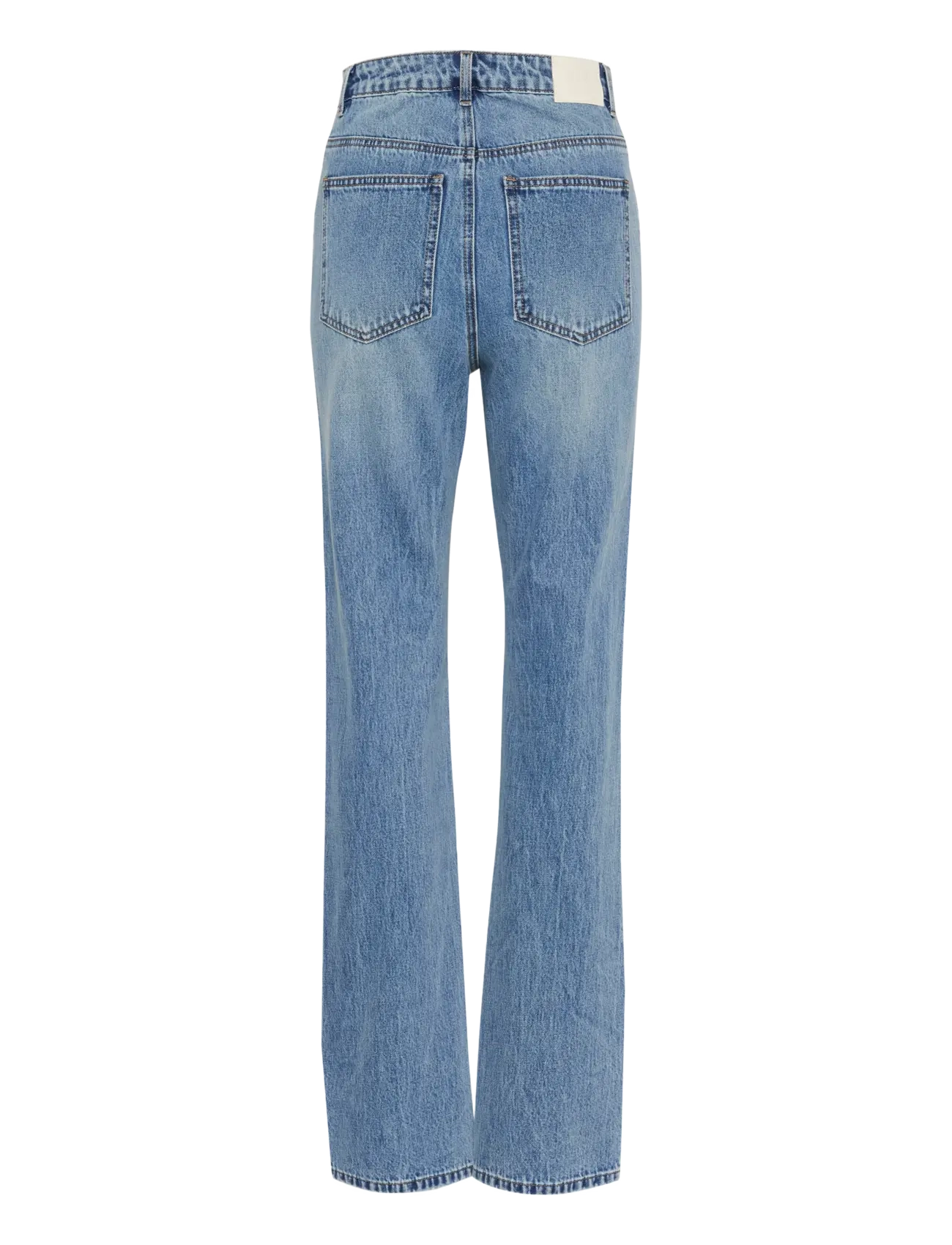 Gestuz - GZlayza HW straight jeans - mid blue vintage wash - 2