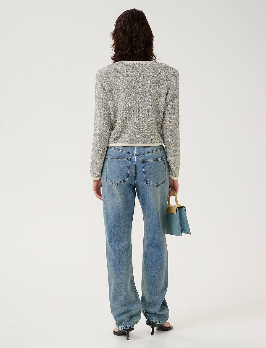 Gestuz - GZlayza HW straight jeans - gerade jeans - mid blue vintage wash - 4