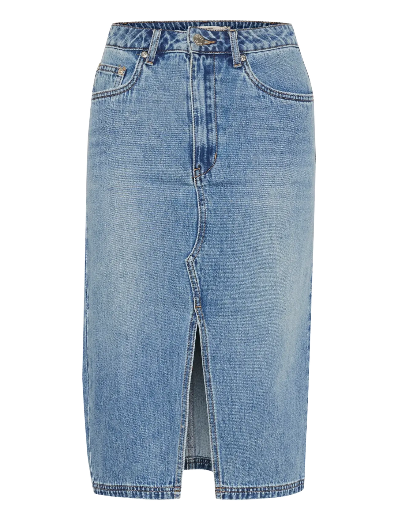 Gestuz GZlayza pencil skirt - Kynähameet - MID BLUE VINTAGE WASH / blue