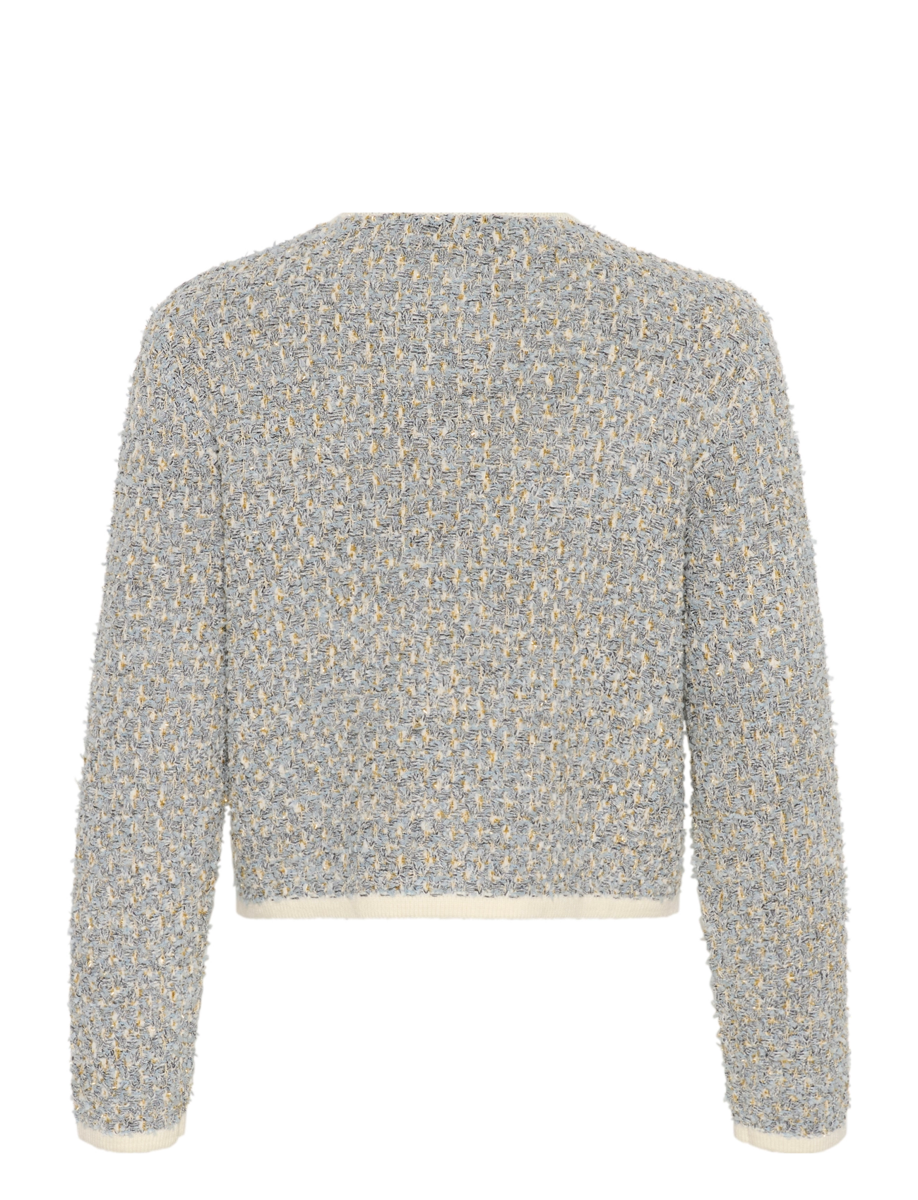 Gestuz - GZnalin cardigan - blue/white structure - 2